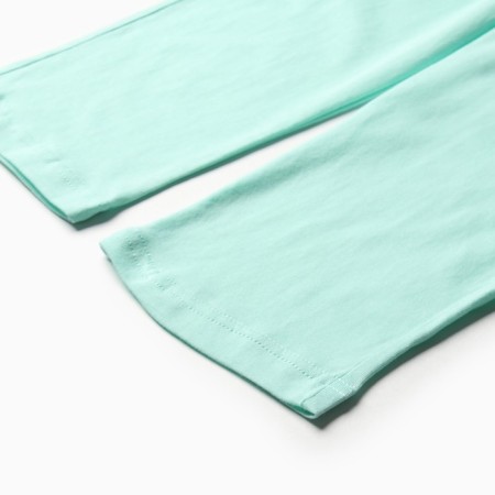 Pajama nursery (shirt and trousers) minku, mint color, height 98 cm-8