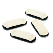 Suclear holder 75x30 mm, white color, 4 pcs.