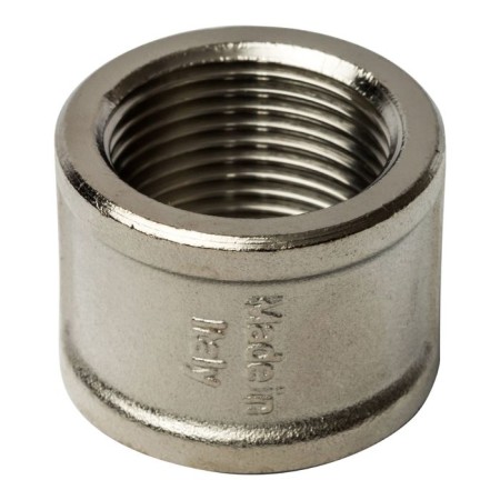 The coupling Stout SFT-0006-000011, 1 ", internal/internal thread, nickelled brass