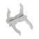 Fastener-clip for the mounting gun Ø 50 mm, gray (25 pcs/UP) rexant