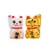 Souvenir ceramics "cat manki-naeko white and gold" set 2 pcs 5x3.3x3 cm