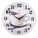 Watch wall, interior "lavender raf", d-30 cm, silent