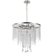 Crystal Smira 12XE14 40W SUSCOUSE, size 60X60X74-120 cm, color nickel