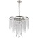 Crystal Smira 12XE14 40W SUSCOUSE, size 60X60X74-120 cm, color nickel