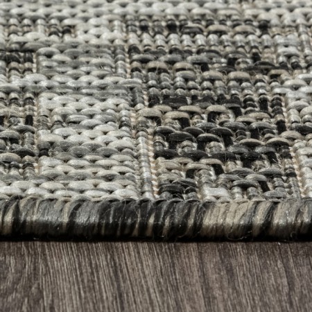 Rectangular carpet Merinos Kair, size 200x290 cm, Gray color-4