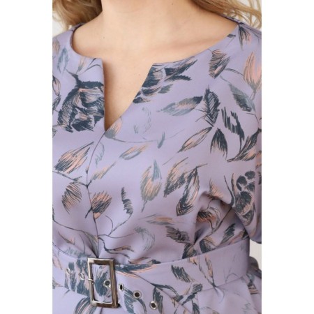 Women's dress, size 52, gray color-7