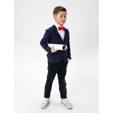 Jacket for the boy Pure Love, height 116-122 cm, blue color-4