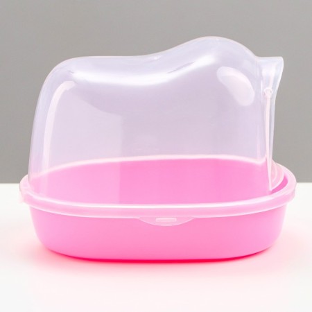 Toilet for rodents Figure "Piggon", 13 x 10 x 10 cm, pink-1
