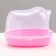 Toilet for rodents Figure "Piggon", 13 x 10 x 10 cm, pink