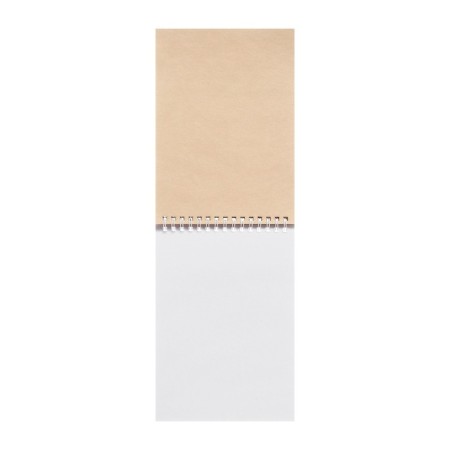 Sketchpad A5, 40 sheets on the crest "Dyma", 20 sheets -120 g/m2, 20 sheets -a beach unit 100 g/m2, a craft cardboard cover, Soft -Touch lamination-3