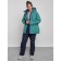 Ski suit female winter, size 58, green color