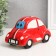 Piggy bank Ceramics "Eye machine" red 13x7.8x7.4 cm