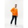 Male sweatshirt, size 56, orange color