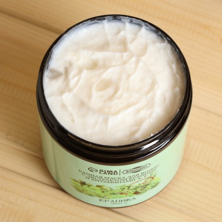 Branch hair mask natural "nettle" with vitamin A, e, f, 500 g-4
