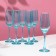 A set of glasses for champagne “turquoise”, glass, 210 ml, 6 pcs