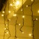 Garland "fringe" 3 × 0.6 m, IP44, UMS, dark thread, 160 LED, glow warm white, 220 V