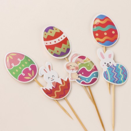 Skewers "Easter traditions", set of 6 pcs.