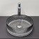 Comforty CF21010, glass, round, round, gradient gray shell shell, 36 cm