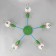 Caus "Bukashki" 5he27 Green 68x68x25 cm Bayerlux