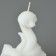 New Year 2025! Interior candle “New Year's collection: a snake with a gift”, white 77 x 61 x 35