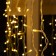 Garland "fringe" 3 × 0.9 m, IP44, UMS, white thread, 232 LED, glow warm white, 220 V