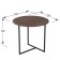 Commerce table "Albano", 550 × 550 × 500 mm, MDF, Acacia color