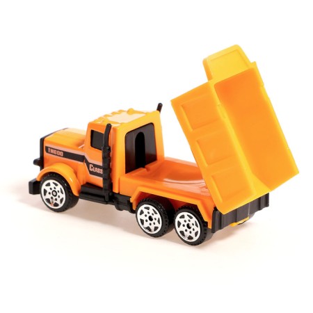 Metal truck "Carrier", inertia, with 6 machines-12