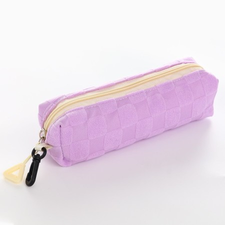 School backpack, set 2 in 1,+ pencil case in a cage, 40x28x13 cm, lilac color-10