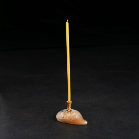 Candlestick No. 2 "Church", leaflet, selenite-3