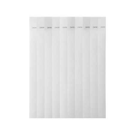 Paper control bracelet "White" Tyvek 100 pieces-3