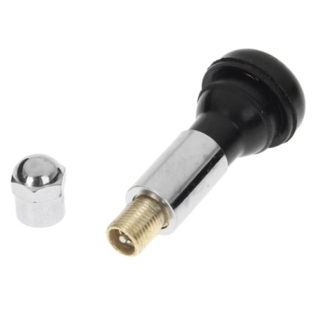 Valve for silent tires TR414, chrome, packing 100 pcs