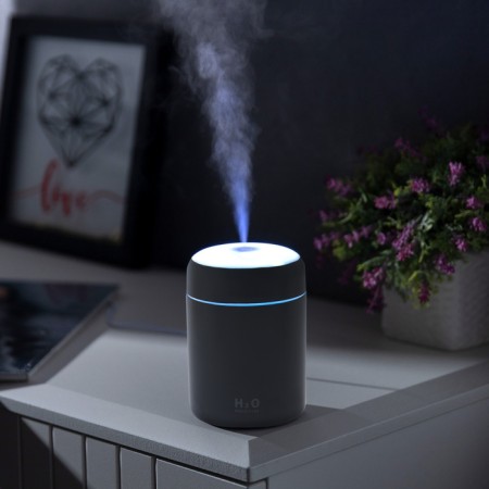 Moisturizer HM-3, ultrasonic, 0.3 l, 2 W, backlight, USB (included), gray-10