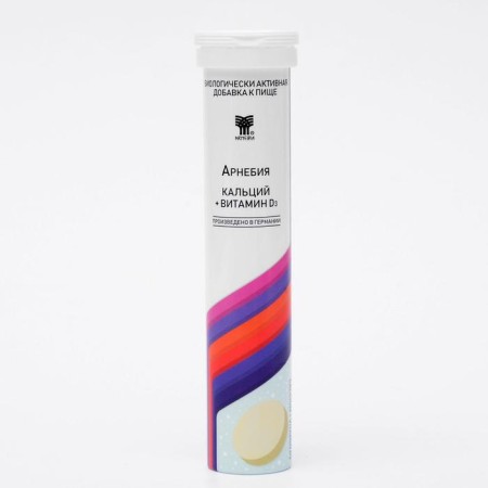 Calcium and vitamin D3 "Arnebia", 20 sparkling tablets