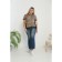 Female blouse, size 66, black color