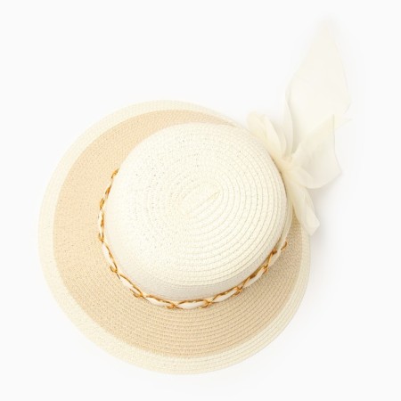 Women's hat Minaku, central milk/beige, river 58-3