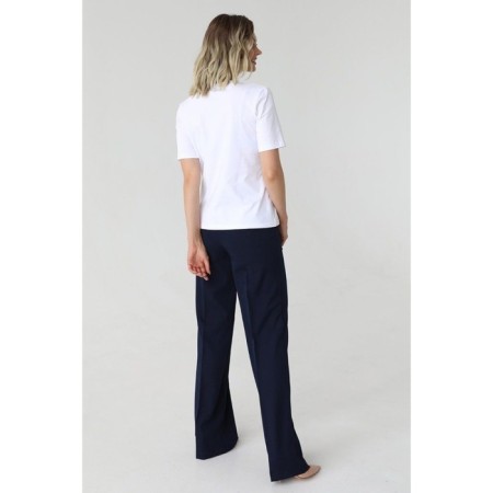 Basic T -shirt with round neckline, size 50-3