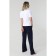 Basic T -shirt with round neckline, size 50