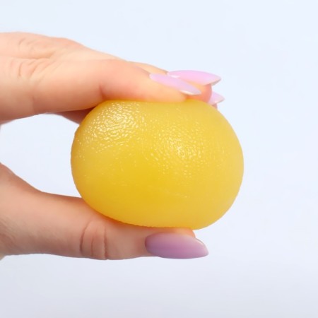 Rehabilitation massage, 15 kg, D 4.5 cm, yellow color-3