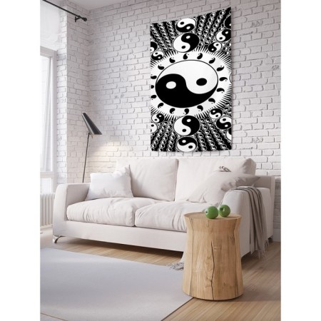 Decorative panel with photo printing "sun yang", vertical, size 100x150 cm
