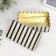 Casket Metal Rectangular "Gold Patterns on a Chash/White" mix 6.5x11.5x4 cm