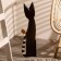 Figure tree "Cat tail pipe in a collar" 60 cm