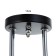 Arnella chandelier 2he27 40W Black 45x26x27 cm Bayerlux