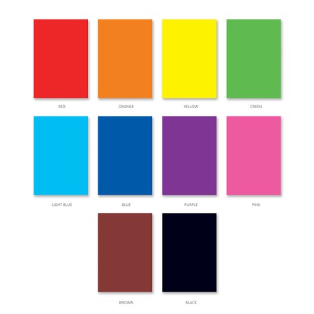 Color A4 paper, 10 colors, 20 sheets, erichkrause, one -sided, non -nominated, on gluing, density 80 g/m2, crafts of crafts-1
