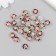Decor for creativity plastic "Flower color crystals" set 30 pcs silver mix 0.8x0.8 cm 975092