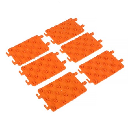 Antibux 13.5x19.5x3 cm, set 6 pcs, orange