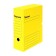 Archive box with A4 Calligrata valve, 100 mm, microgofrotcard, up to 900 sheets, yellow