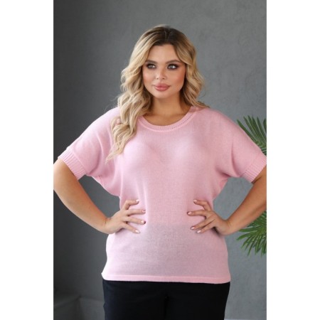 Female jumper, size 52, pink color-4