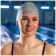 Hat of swimming adult Onlytop, silicone, girth 54-60 cm, Mix color
