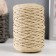 Knitting cord 100% polyester 3mm 100m/200 ± 20g (04-beige)