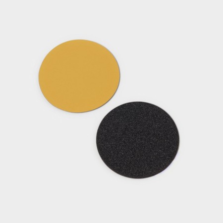 Frone file for a disk, abrasiveness 320, d2.5 cm, packing 50 pcs, black color-7